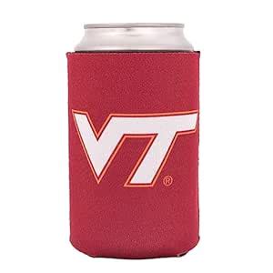 Buy Virginia Tech University Can Insulator Beverage Cooler 1 Pack Foam ...