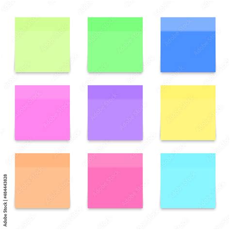 Image result for Colorful Sticky Notes Set