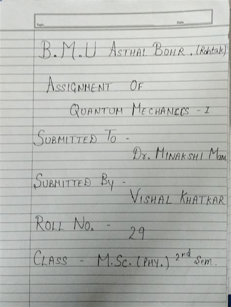 Quantum Mechanics of the Helium Atom - M.Sc. Final Exam Report - Studocu