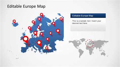 Europe Map PowerPoint 的图像结果