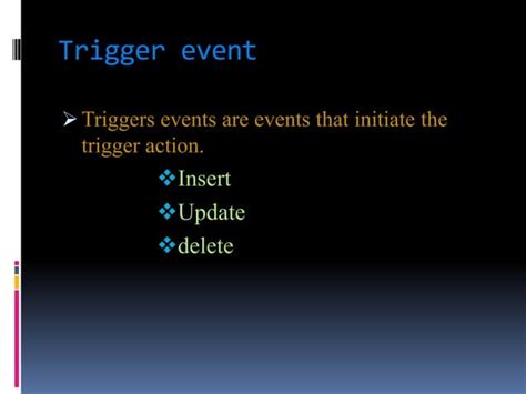 Image result for Triggers Tutorial