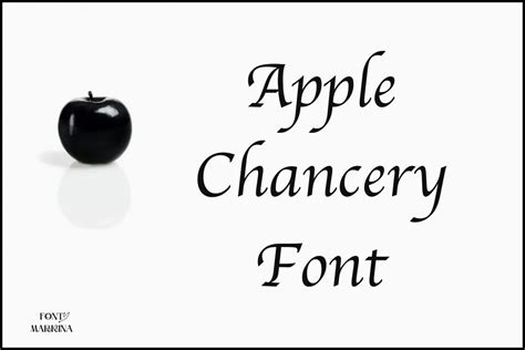 Apple Chancery Font Free Download