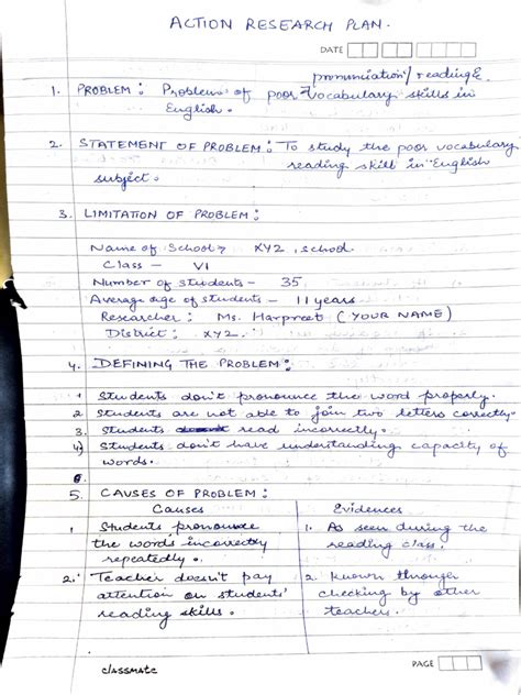 Action Plan Sample PDF 的图像结果