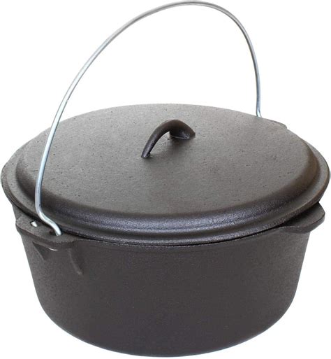 Cajun Classic 6-Quart Seasoned Cast Iron Dutch Oven India | Ubuy