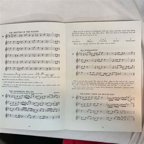 Recorder music sheet books