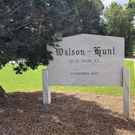 Watson-Hunt Funeral Home - Watson-Hunt Funeral Home thanks our local ...