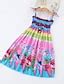 Kids Little Girls' Dress Floral Strap Dress Daily Vacation Beach Print ...