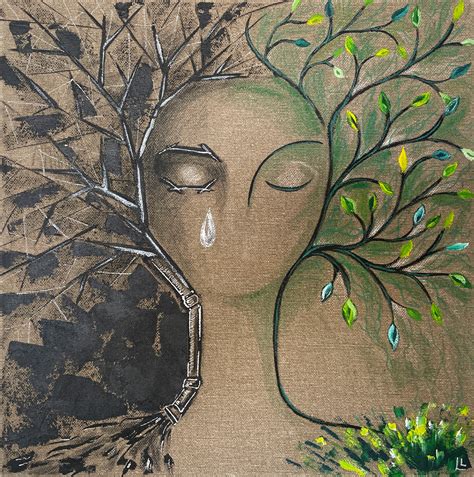 Symbolic Art, A Picture About Ecology, N, Pintura por Dizlarka | Artmajeur