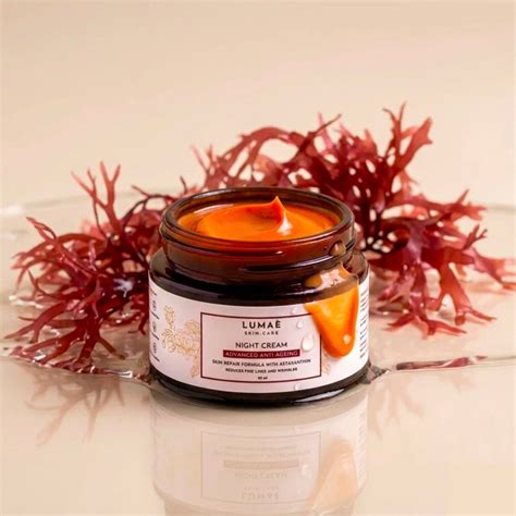 Anti-Ageing Night Cream with Astaxanthin – LUMAÈ