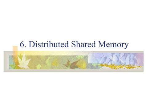 Image result for Distributed Memory