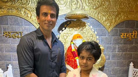 Sonu Sood meets girl he helped overcome spinal defect a few months ago