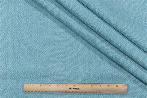 11 Yards Bella Dura Pebble Beach Woven Polyolefin Outdoor Fabric in Aqua