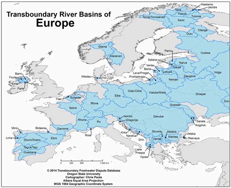 Volga River Map Europe