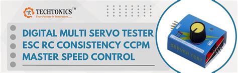 TECHTONICS Digital Multi Servo Tester ESC RC Consistency CCPM Master ...