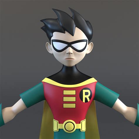 3D Robin Cartoon Character model | 3D Molier International