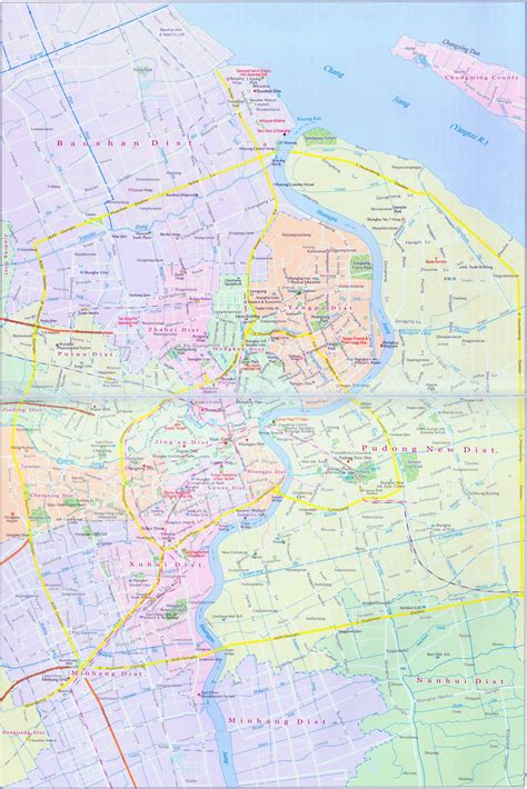 Downloadable and Detailed Maps of Shanghai, Shanghai Subway Map