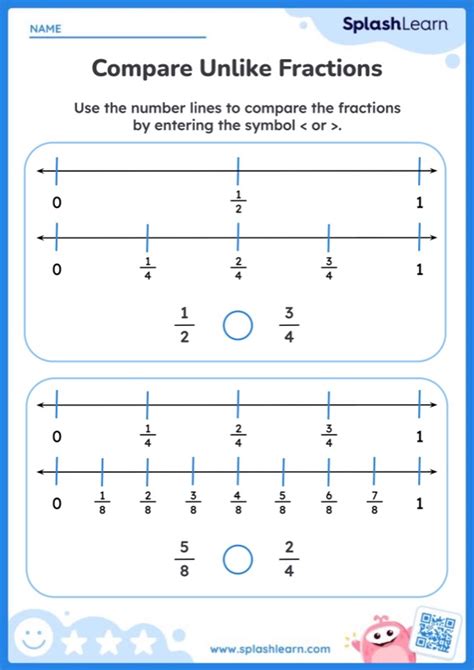 Image result for Comparing Unit Fraction Using Number Line