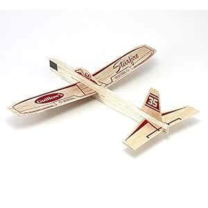 Guillow's Starfire Hand Chuck Soaring Glider Airplane [Toy] : Amazon.in ...