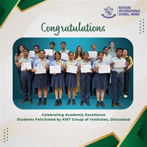 Celebrating Academic Excellence: Students Felicitated by KIET Group ...