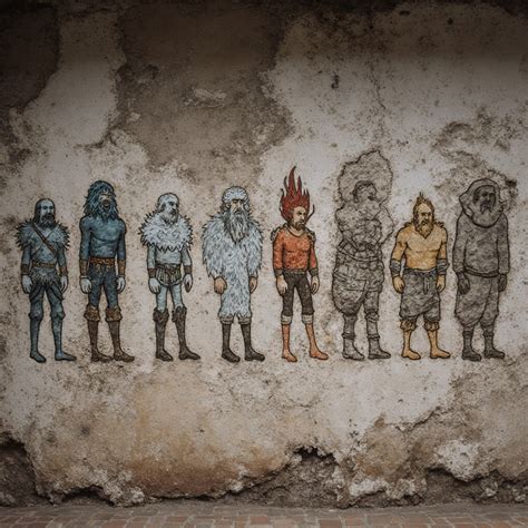 DND Giants Hierarchy Mural | Stable Diffusion Online