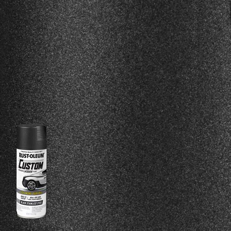 Metallic Black Spray Paint