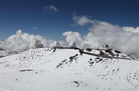Yes, It Snows on Mauna Kea | Topics & Announcements | Subaru Telescope