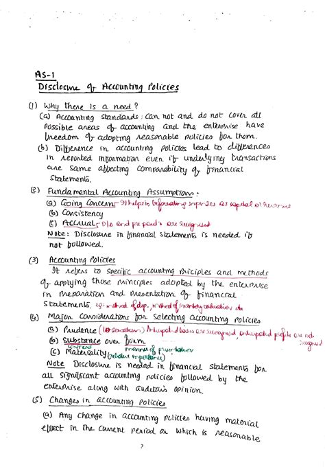 AS 1: Disclosure of Accounting Policies , exam oriented practical ...