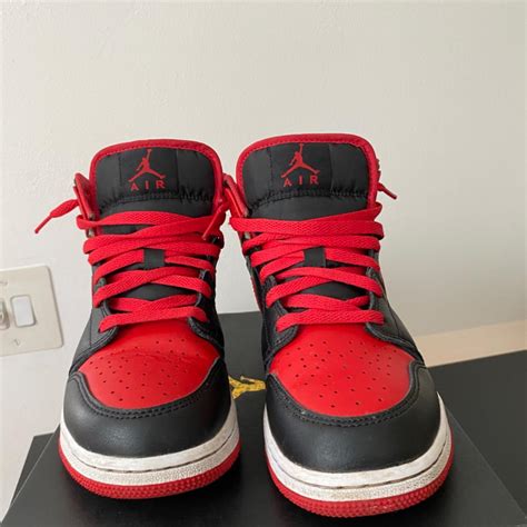 Air Jordan 1 mid size 4.5. - Depop