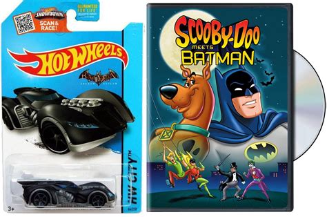 Buy Scooby-Doo Meets Batman DVD car set & Hot Wheels DC car City Pack ...