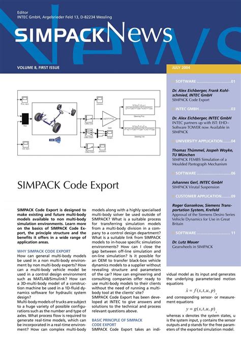 Image result for Simpack Software Overview