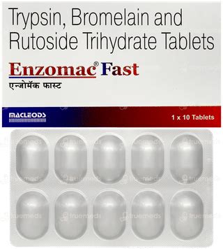 Enzomac Fast 180mg96mg200mg Tablet 10 - Uses, Side Effects, Dosage ...