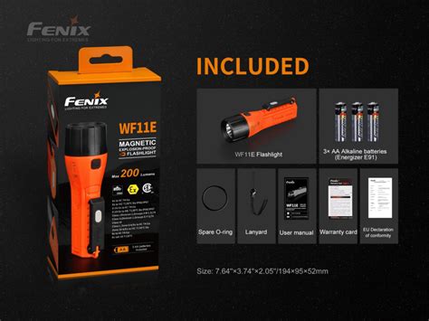 Fenix WF11E Flame Proof Torch India Intrinsically Safe Torch FLP India ...