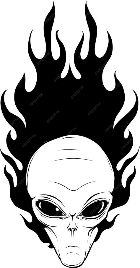 Alien Head Outline 的图像结果
