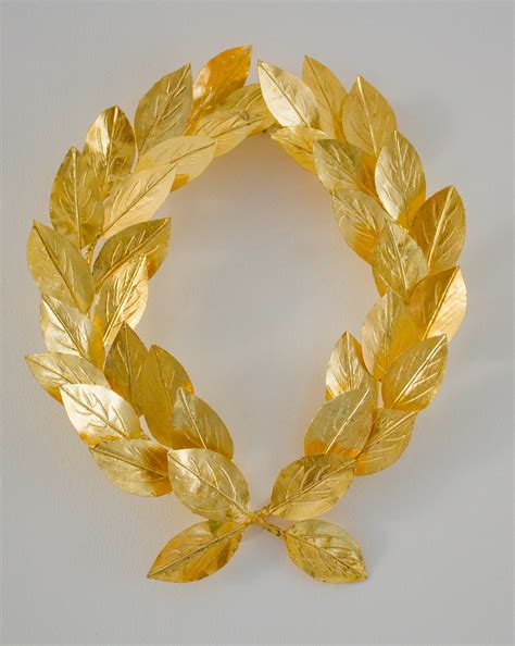 Golden Laurel Wreath Crown Ancient Greek Style Bay Leaves Leaf Crown ...