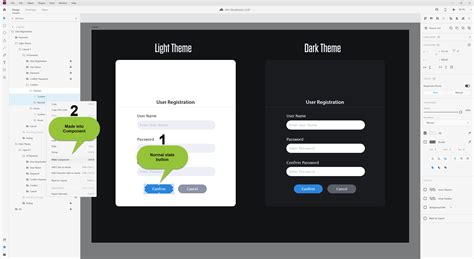 Solved: Custom Buttons created in Photoshop to XD - Adobe Product ...
