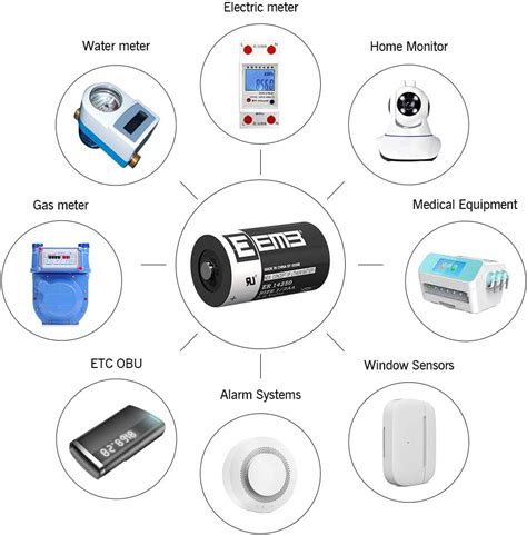 EEMB LS14250 3.6V 1/2 AA Lithium Batteries 1/2AA India | Ubuy