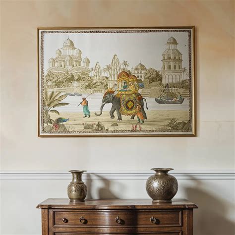 Safar Vintage Indian Embroidered Wall Art | Life n Colors