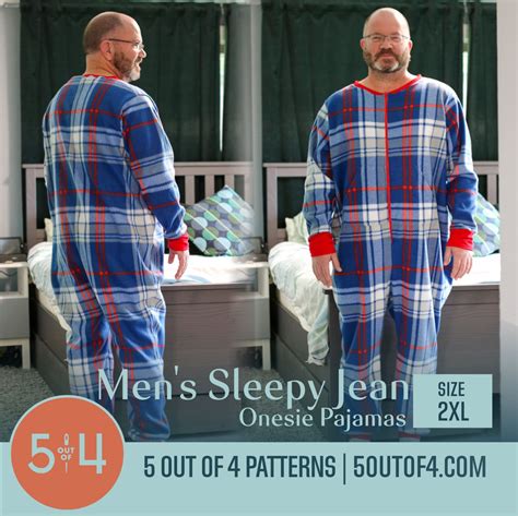 Men's Sleepy Jean Onesie Pajamas - 5 out of 4 Patterns