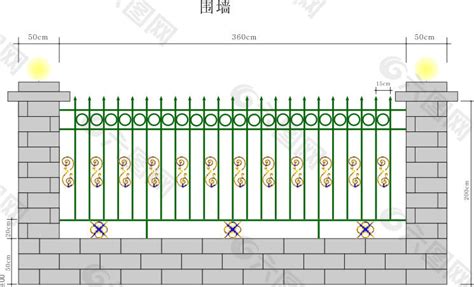 现代围墙护栏-sketchup模型_sketchup模型库_建E室内设计网!