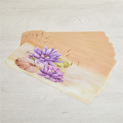 Buy Mandarin Floral Print Placemat - Set of 6 from Home Centre at just ...