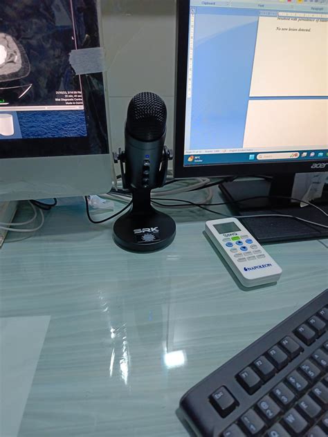 SRK CLOUD ASDM06 USB Condenser Unidirectional Microphone with LED light ...
