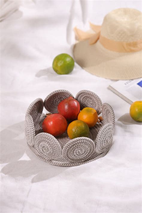 Frosted Grace Rope Fruit Basket – Umami Studio