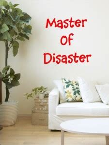 wall1ders 58 cm Wall1ders Master Of Disaster Red Self Adhesive Sticker ...