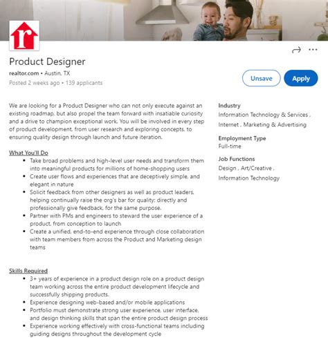 Product Designer Job Description: Explanations and Examples
