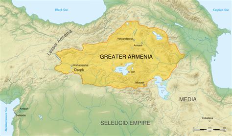 Maps of Armenia - Ancient and Medieval - Armenian-History.com