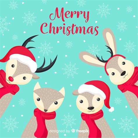 Christmas baby animals Images - Free Download on Freepik