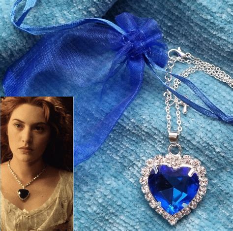 Blue Diamond Necklace Titanic