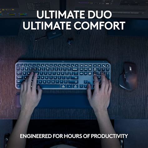 Logitech MX Keys S Combo - Performance Wireless Keyboard and Mouse wit ...