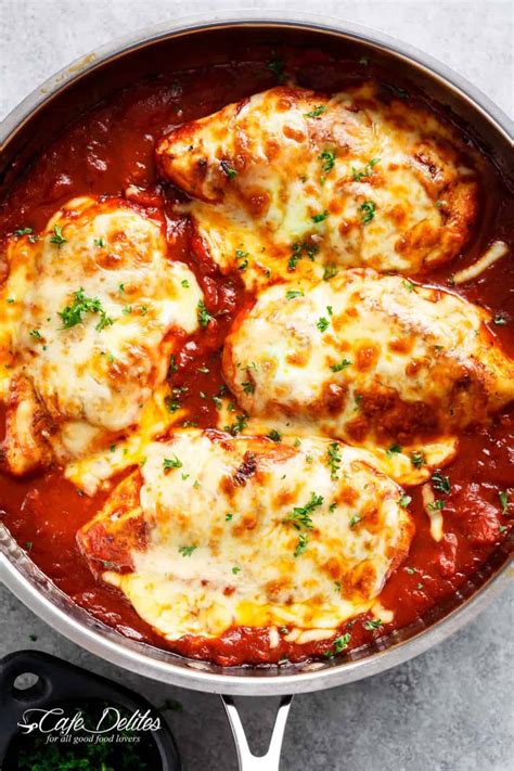 Easy Mozzarella Chicken - Cafe Delites