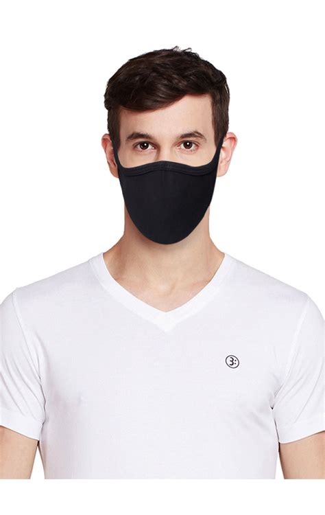 Buy BodyX Men Face Mask-Solid Color Cotton-Pack of 2- MSM-1 Online ...